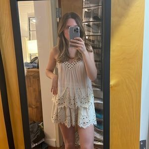 Ramy Brook Ivory Lace Skirt Set Sz. Small